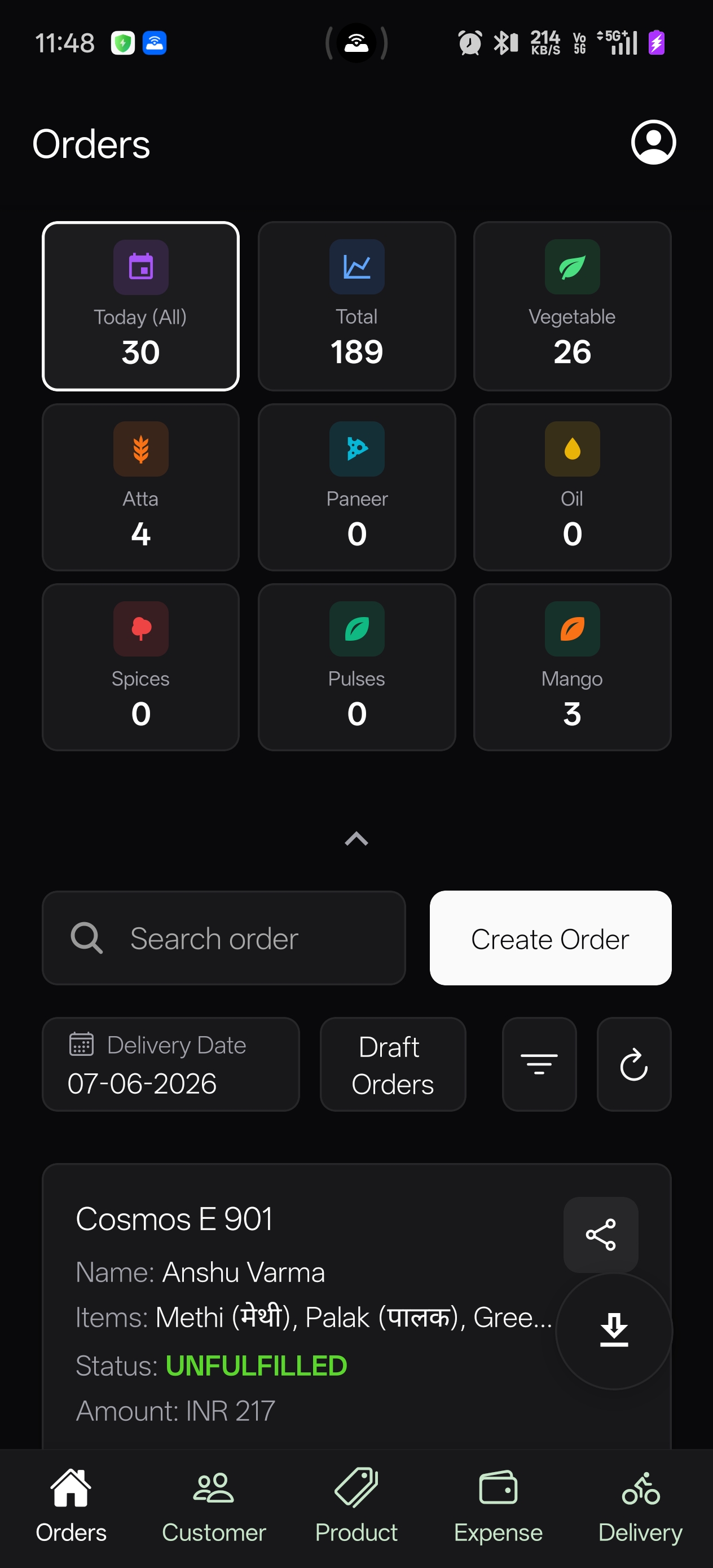 Kisanbasket Admin App